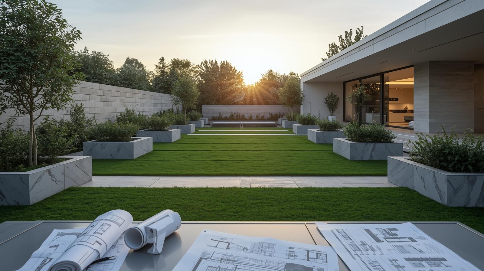 Proyecto de jardín en vivienda de obra nueva